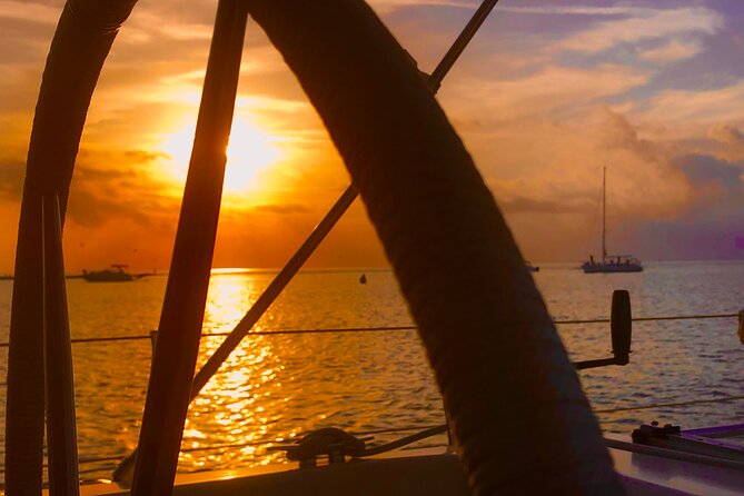 Sunset on a Sailboat in the Camargue - The Bay of Aigues-Mortes and the view toward Pic Saint-Loup