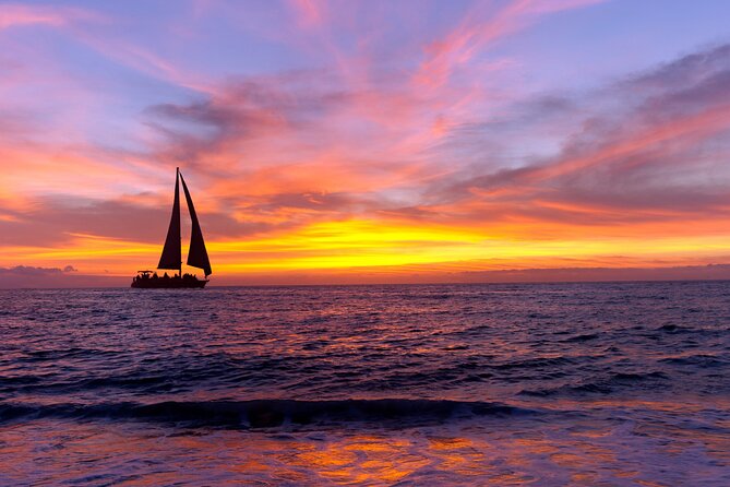 Sunset on sailboat in Cabo de Gata - Leaving Carboneras at 6:30 pm
