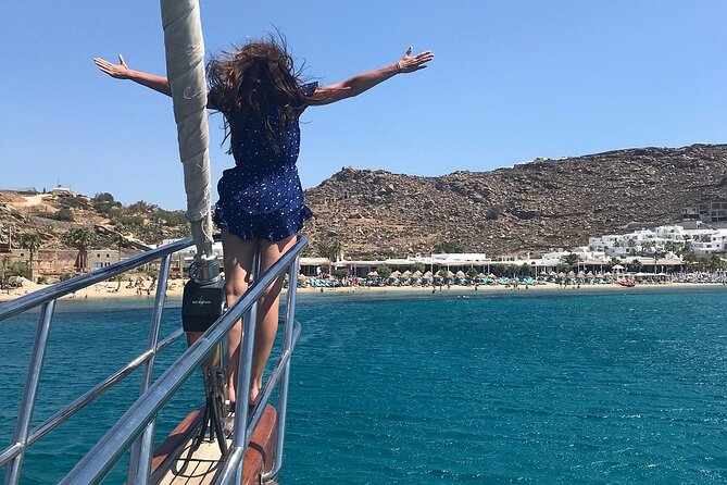 Sunset Sail Cruise to Rhenia, Mykonos Beach Safari, Dinner&Drinks - What you eat and drink on board