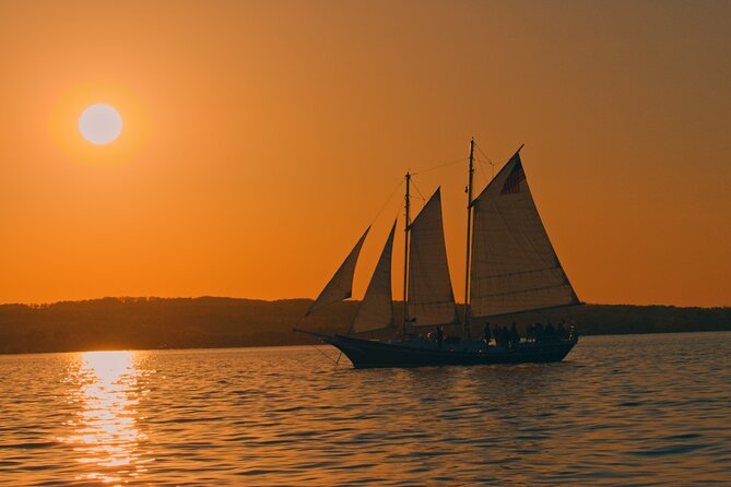 Sunset Sail from Traverse City with Food, Wine & Cocktails - Sailing across Traverse Bay at sunset