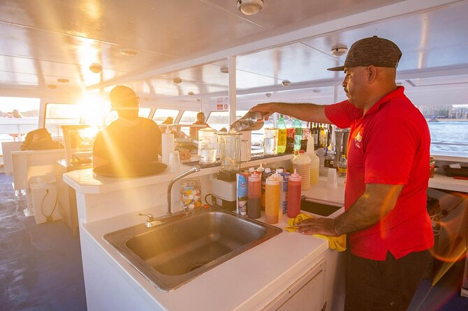 Sunset Sail Tour with Local Food - Open bar and dancing shape the second half