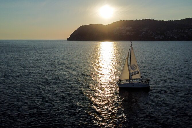 Sunset sailing along the cliffs of Maro- Private - A sunset cruise from La Herradura