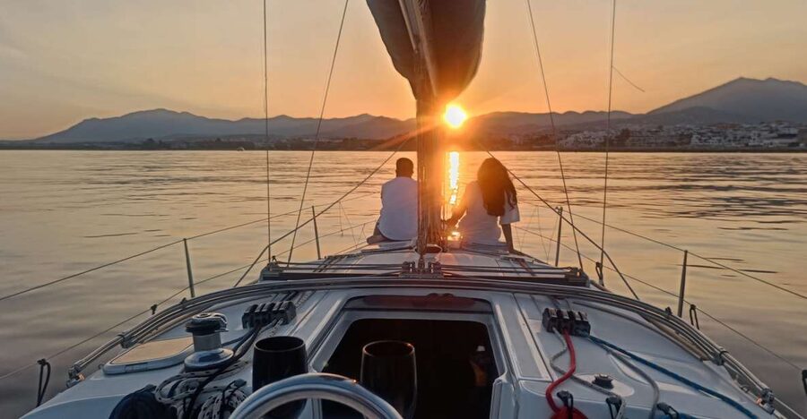 Sunset Sailing in Private Sailboat Puerto Banus Marbella - Why this sunset sail works so well