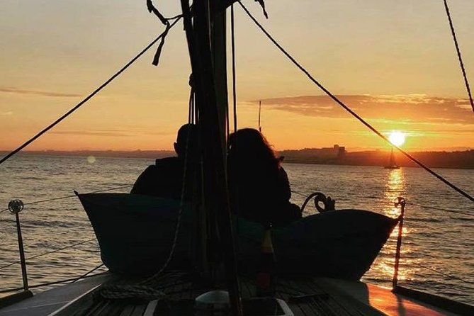 Sunset Sailing Tour On The Tagus River - Leaving Belém Between Two Lisbon Landmarks