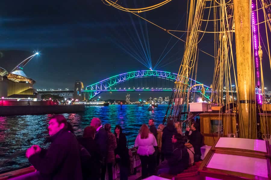 Sydney Harbour: Tall Ship Vivid Dinner Cruise - Who will enjoy this most