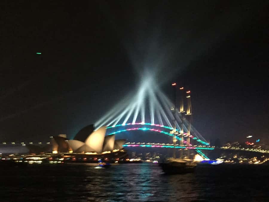 Sydney Harbour: Tall Ship Vivid Dinner Cruise - Meeting the ship at Campbell’s Cove