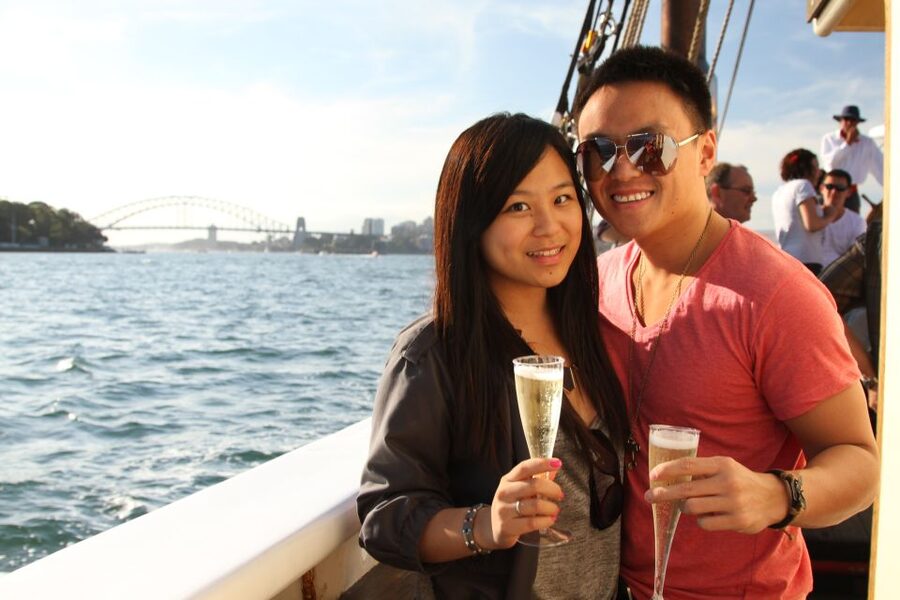 Sydney: Tall Ship Harbour Twilight Dinner Cruise - What dinner is really like onboard