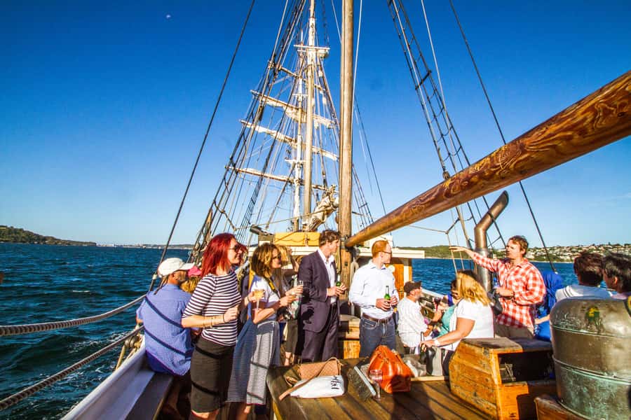 Sydney: Tall Ship Harbour Twilight Dinner Cruise - A crew-led evening, not a silent dinner