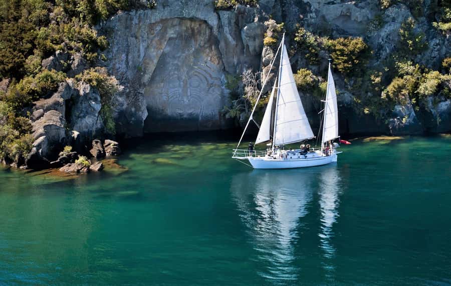 Taupō: Sail Barbary Eco Sailing to the Maori Rock Carvings - Why Sail Barbary Is Different on Lake Taupō