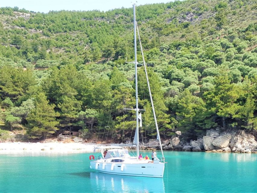 Thassos Island: Sailing Day Cruise Beer & Snack - Pickup from Prinos to Limenas