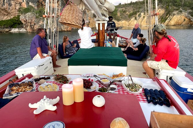 The Best Sunset Sail and Cocktail Hour in Anguilla - Hors d’oeuvres that function as dinner