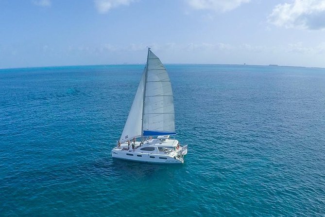 Top Sailing to Isla Mujeres with lunch and open bar from Cancun - Setting sail from Marina Albatros in Cancun
