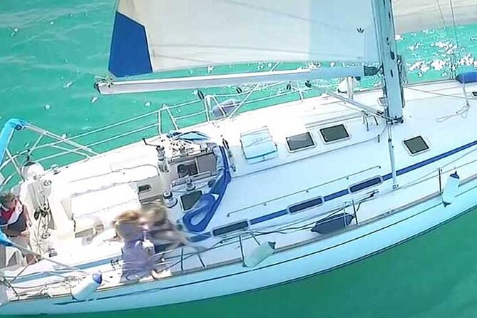 Tour Sailboat 15 mt. BOARDING FROM LA MADDALENA islands Archipelago - Budelli’s Pink Beach, seen from a respectful distance