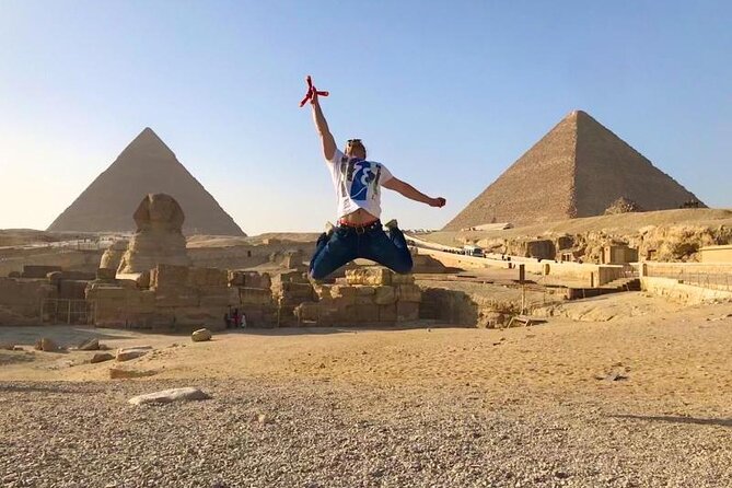 Tour to Pyramids, Sphinx, Ancient Islamic Cairo Including Felucca Sailing Boat - The Sphinx and the camel ride