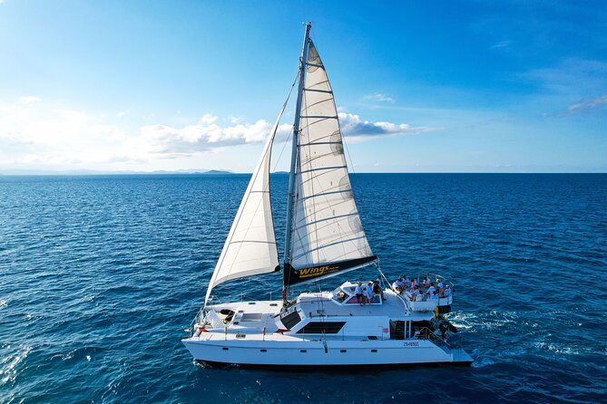 Whitsunday Islands Sail, SUP & Snorkel Tour- Small group - What the sailing feels like between stops