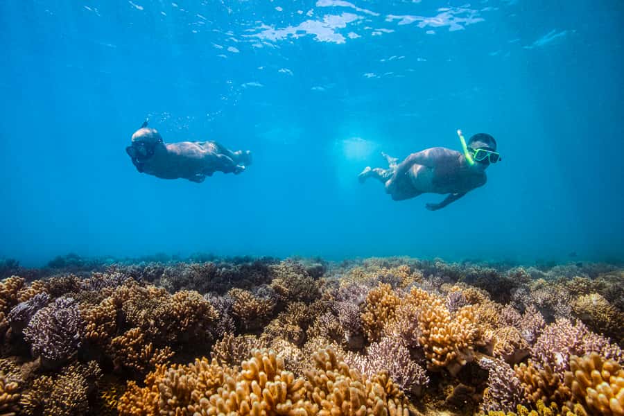 Whitsundays Sailing & Snorkelling Day Tour – All Inclusive - Banana boat fun at Langford