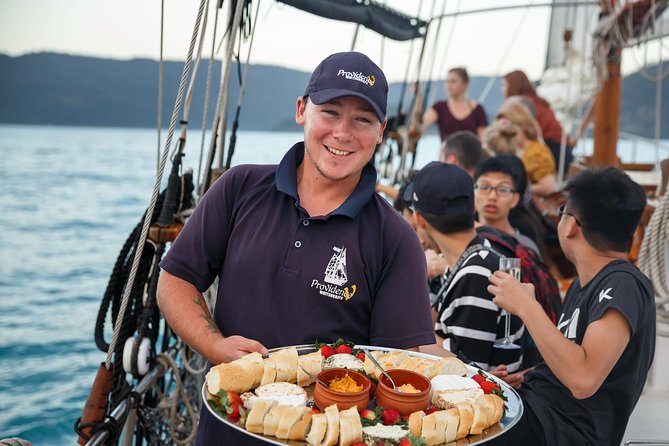 Whitsundays Sunset Sailing Cruise - Setting sail from Coral Sea Marina