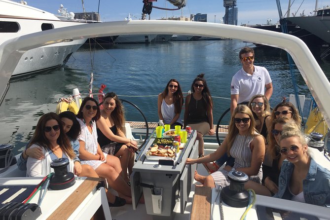 Wonderful 2 Hour Sailing trip including open bar and Pinchos - Barcelona Cathedral Seen From Offshore