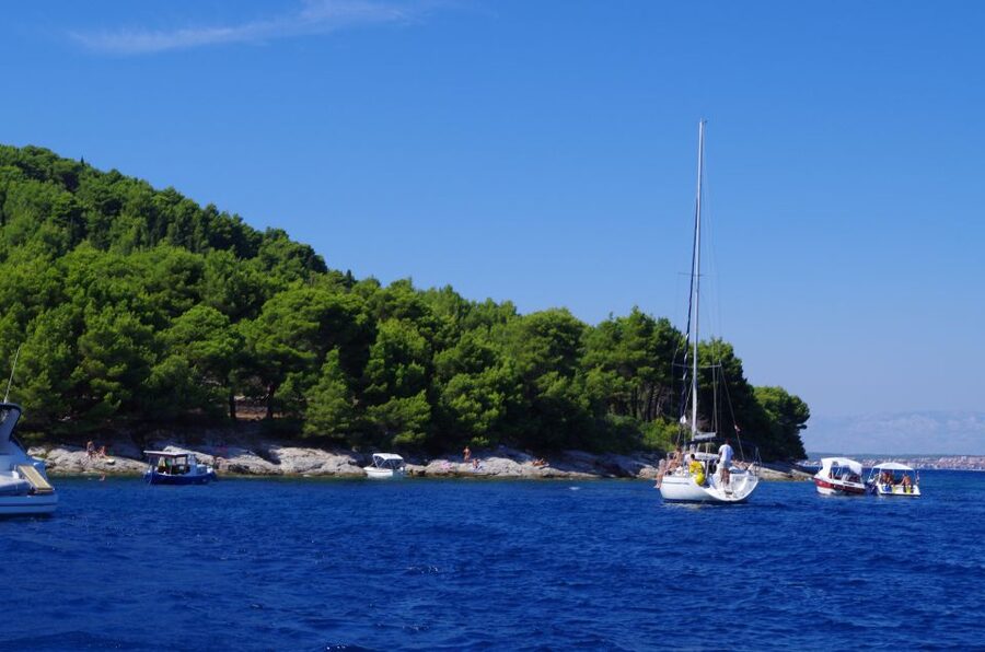 Zadar Half Day Sailing Trip - The Ugljan swim stop and clear Adriatic water